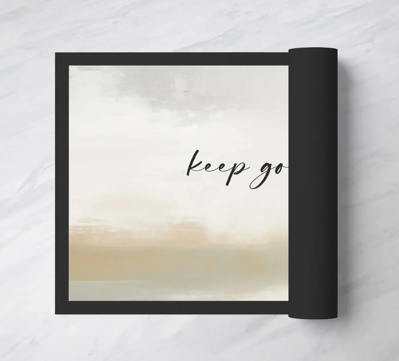 Keep Going doormat by treechild