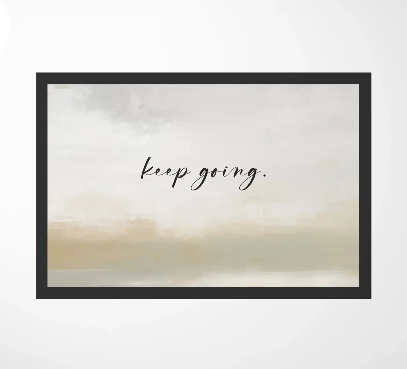 Keep Going doormat by treechild