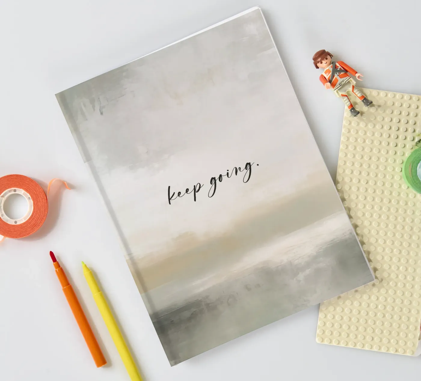 Keep Going notebook by treechild