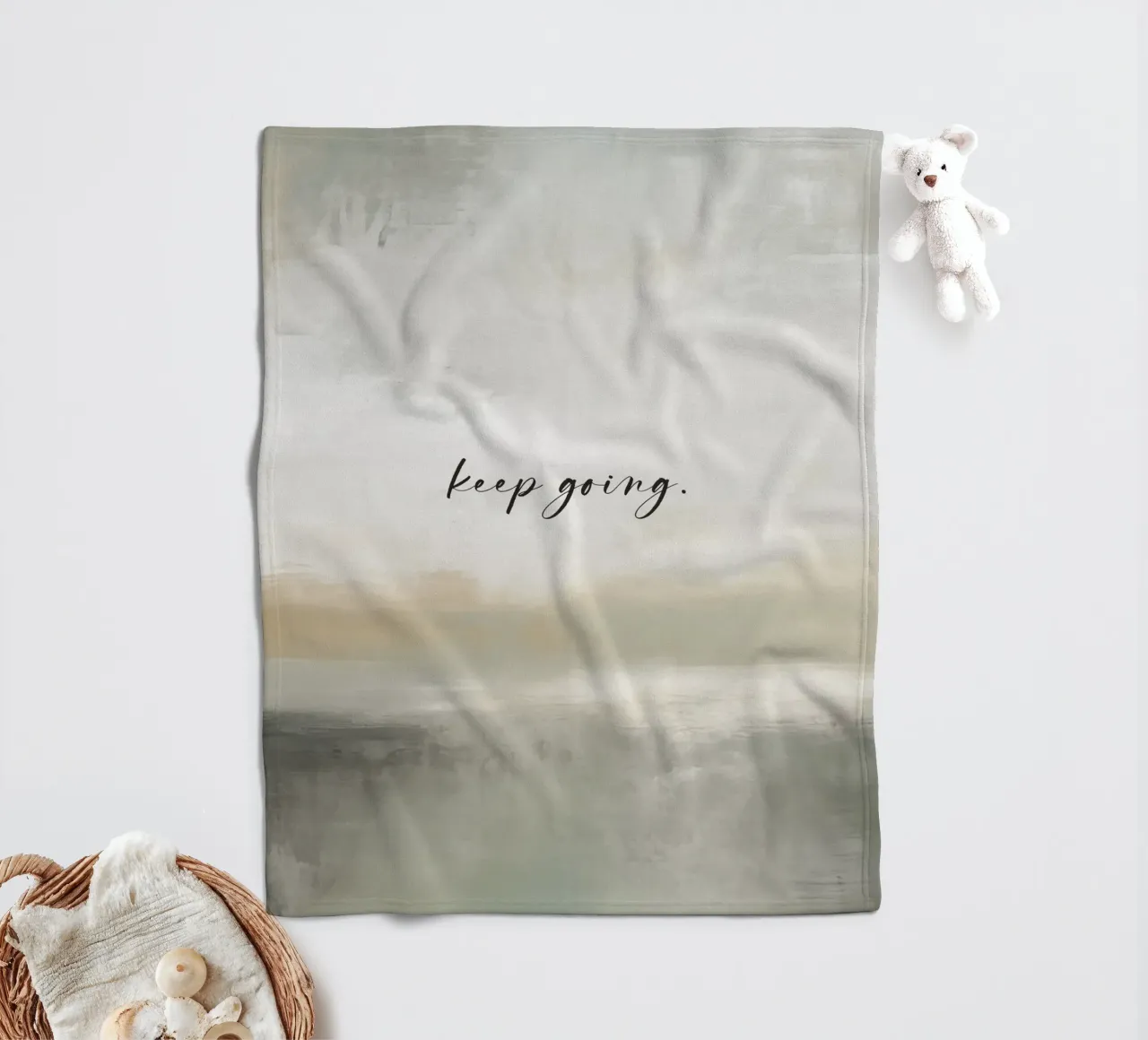 Keep Going Fleecedecke von treechild