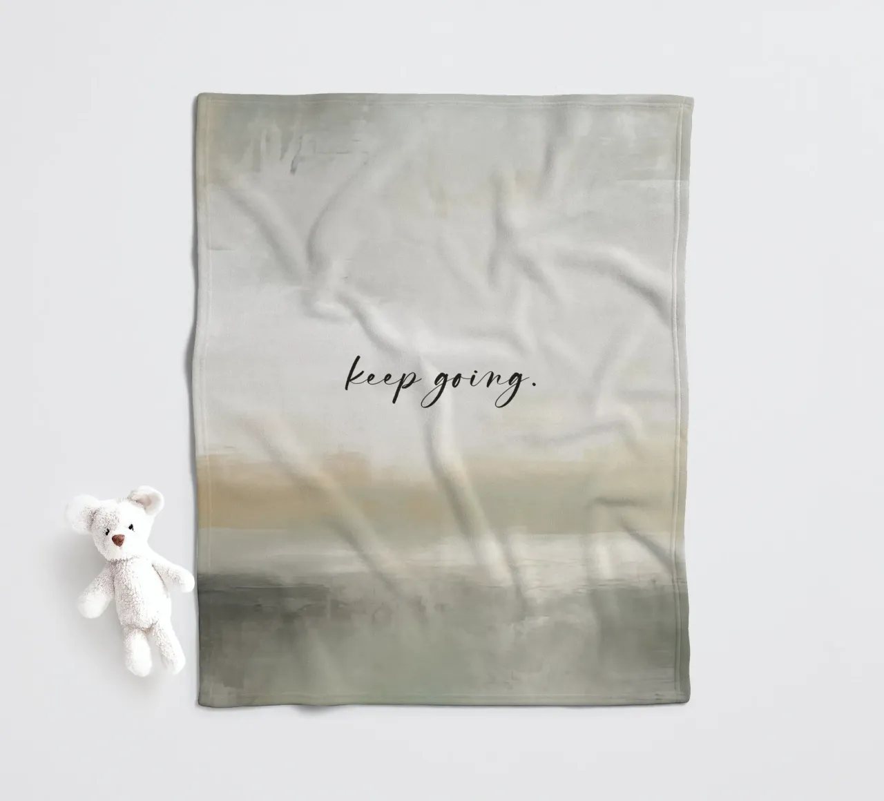 Keep Going Fleecedecke von treechild