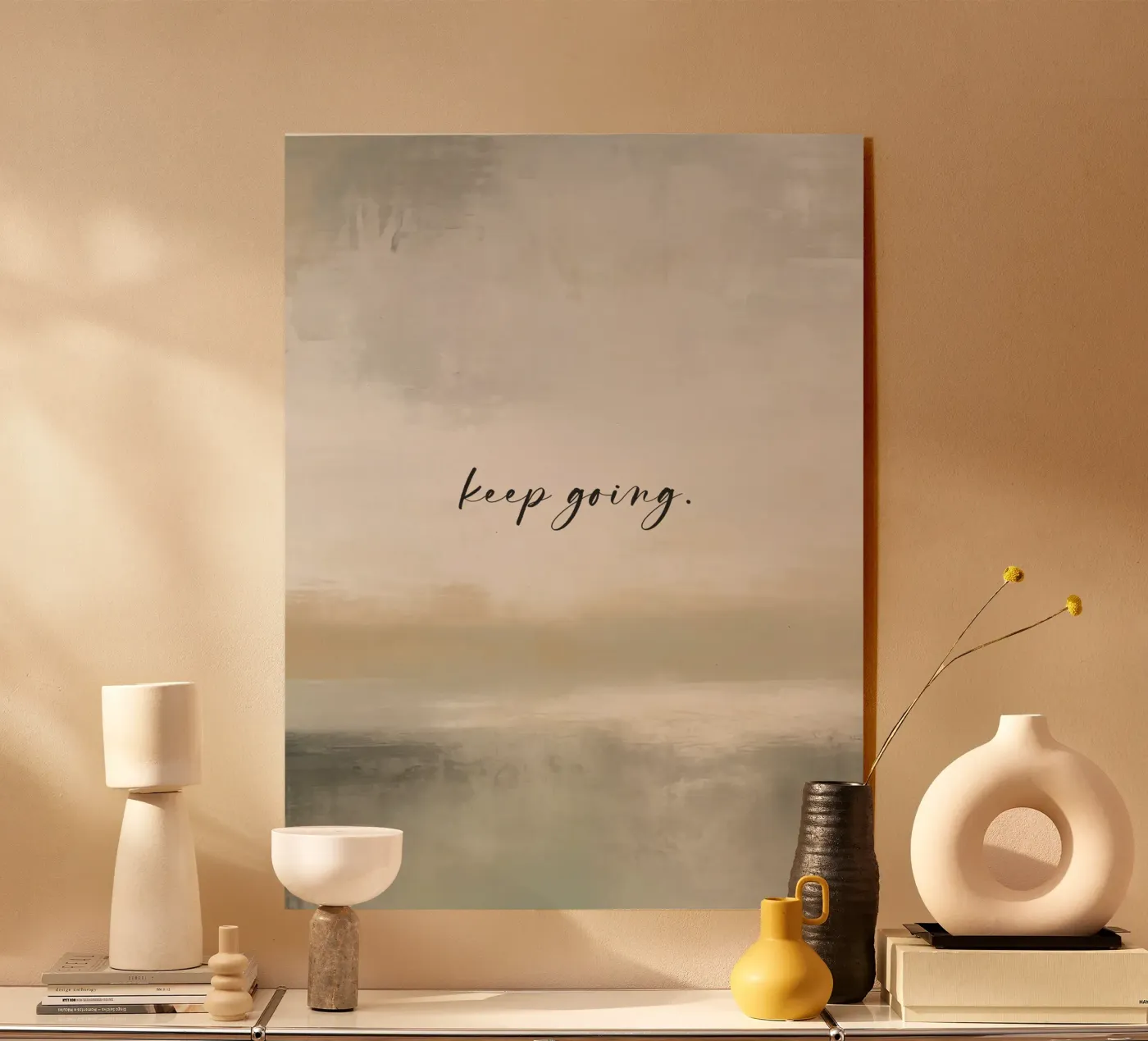 Keep Going acrylic glass by treechild