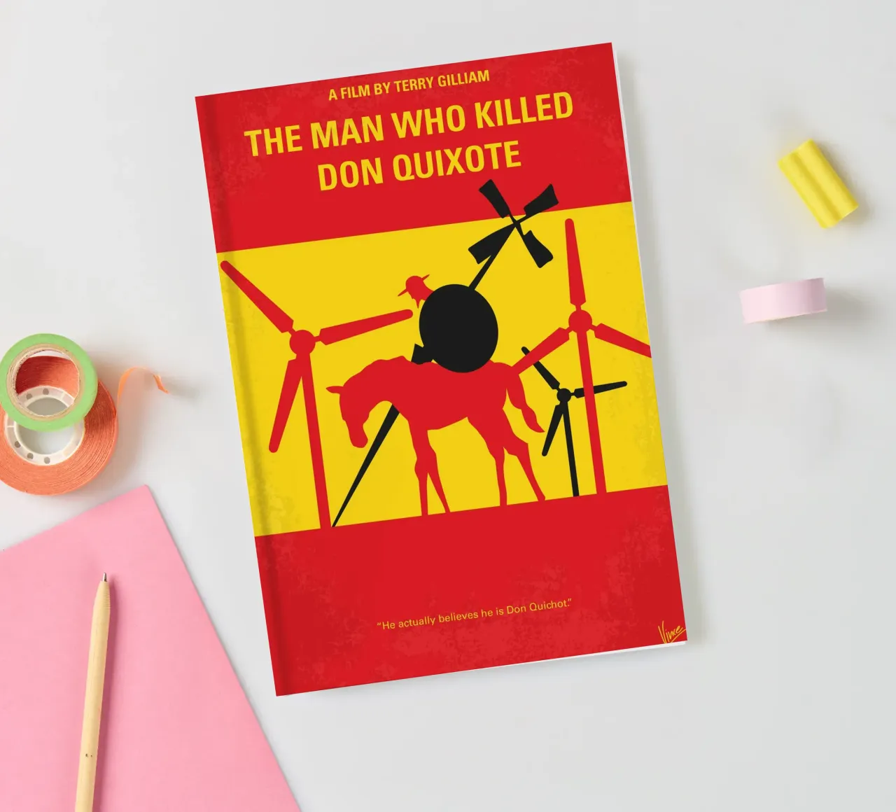 No1008 My The Man Who Killed Don Quixote minimal movie poste diario da Chungkong