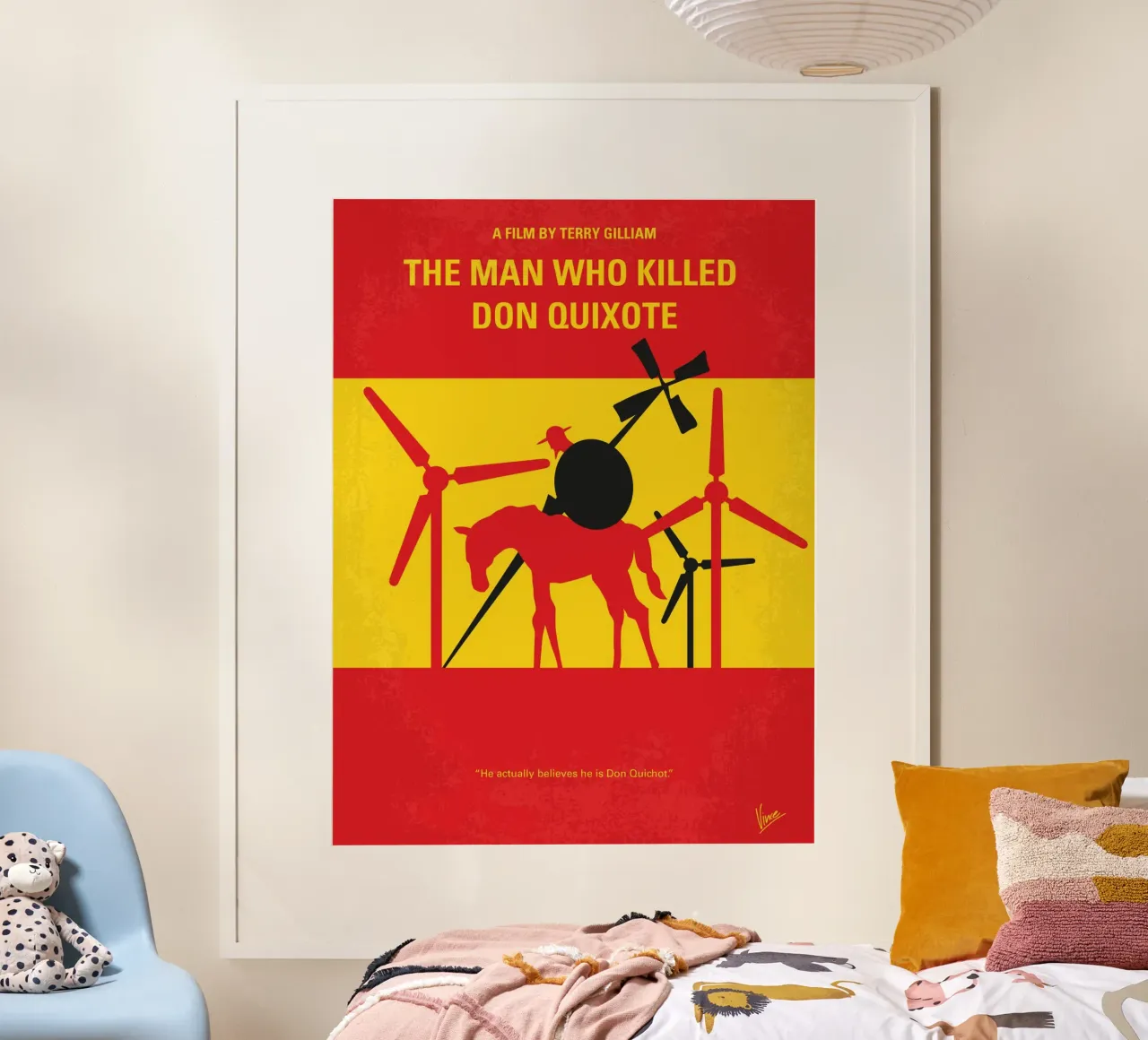 No1008 My The Man Who Killed Don Quixote minimal movie poste poster da Chungkong