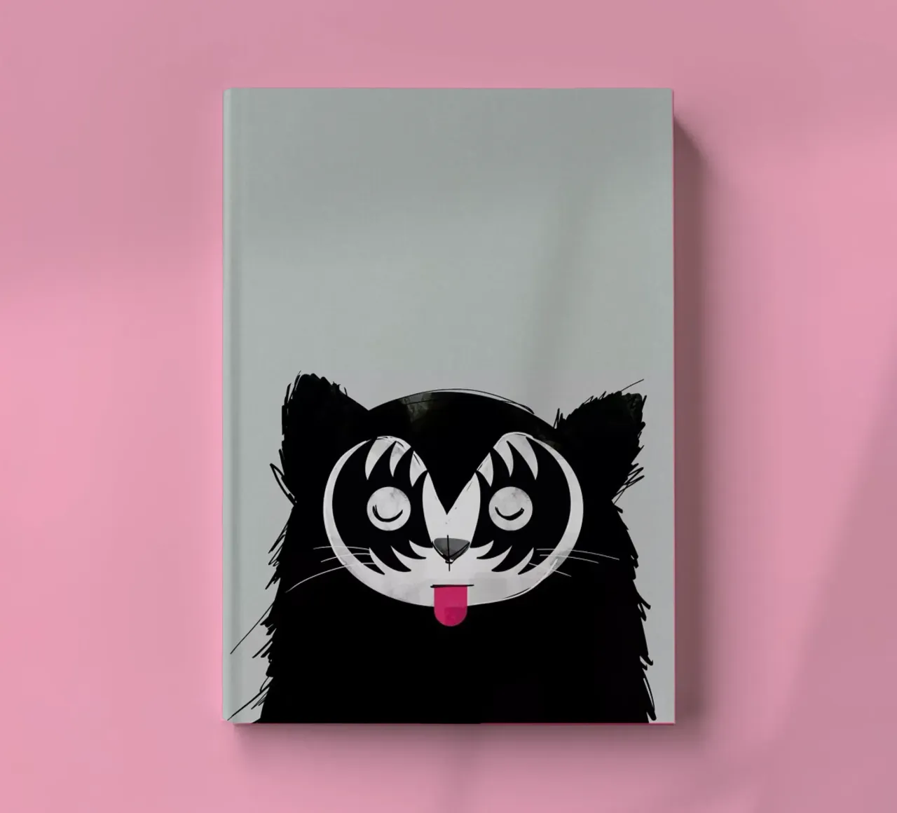 Cat Rock On notebook by Doozal