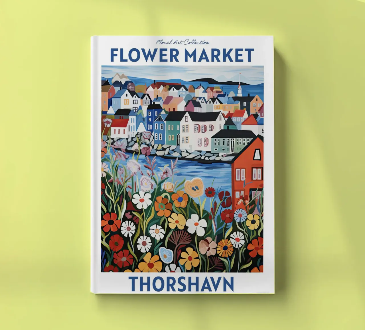 Mercato dei fiori, Tórshavn, Isole Faroe, Viaggio botanico diario da Peaches Art Prints