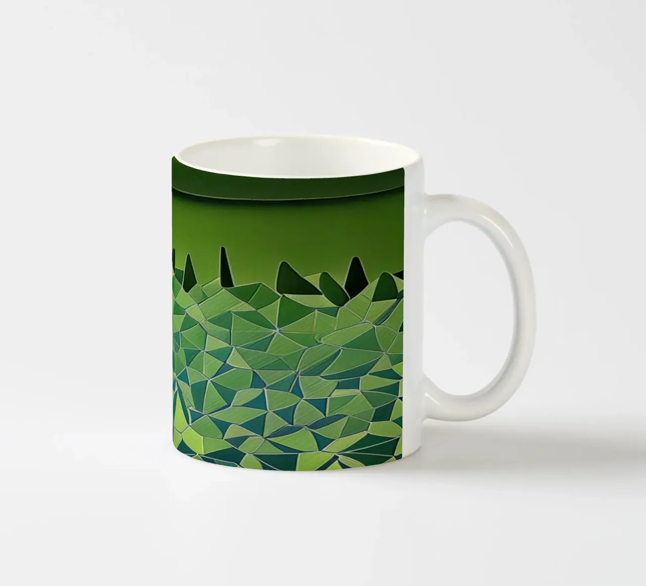 Paesaggio_Tenerife_1 tazza in ceramica da Abstract Art by LK
