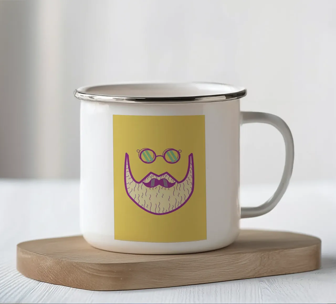 Sternschanze - Hipster tazza in smalto da Bureau Bald GmbH