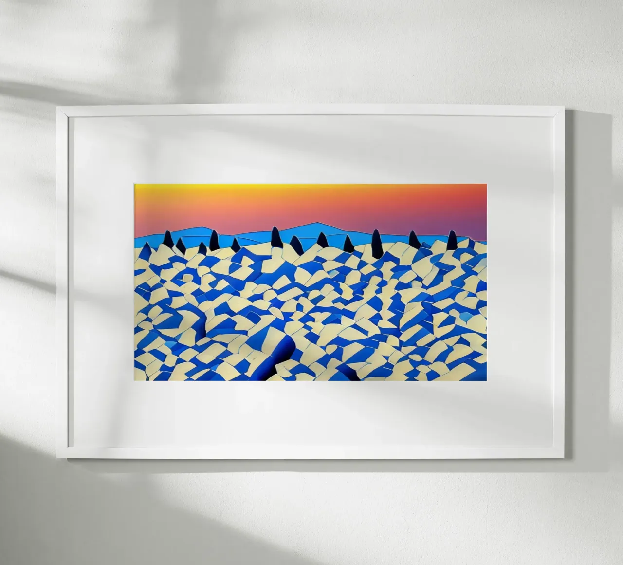Paesaggio_Tenerife_3 carta hahnemühle da Abstract Art by LK