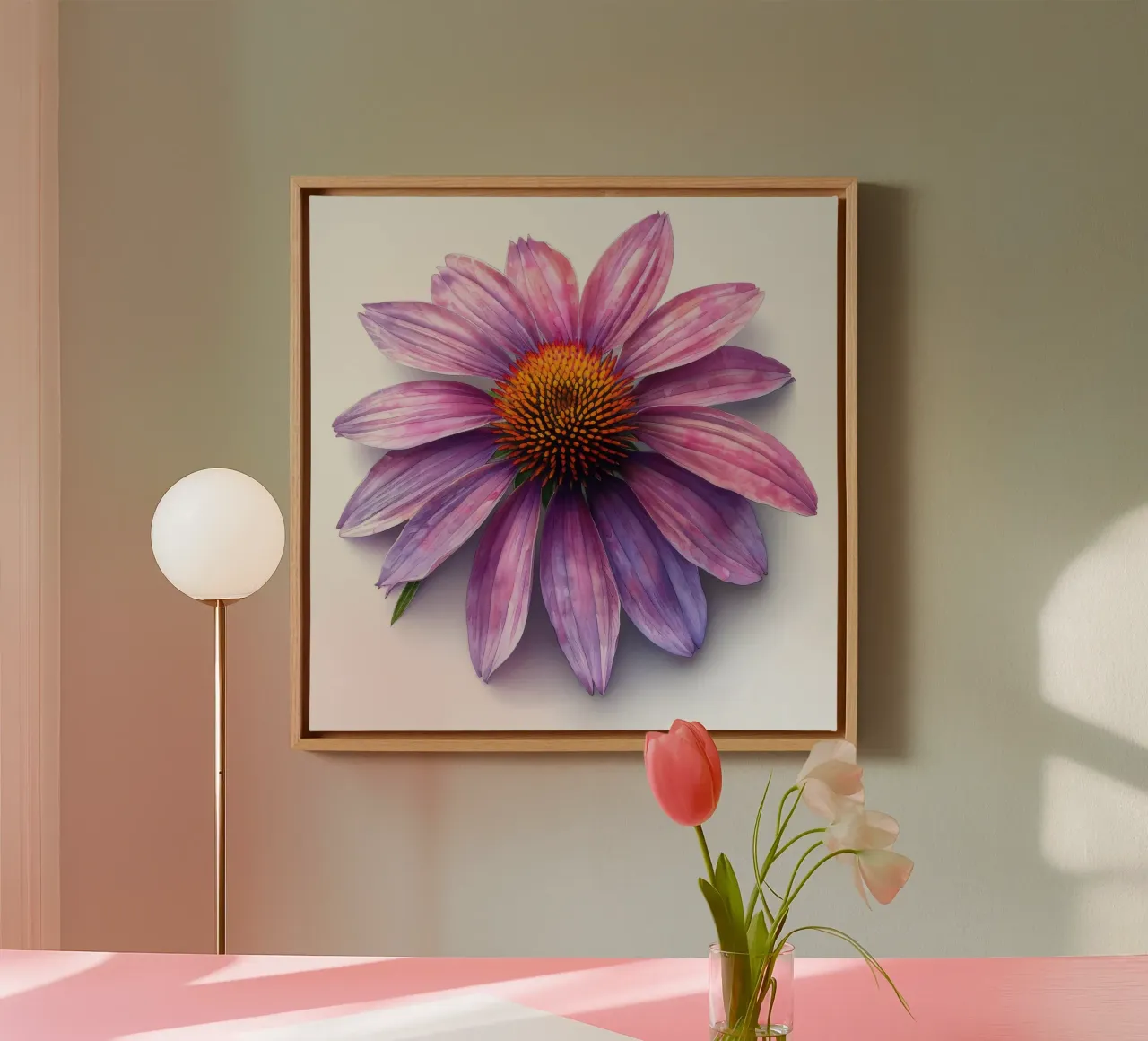 Fiore di conifera 2 tela con Cornice a cassetta da Bold Blooms