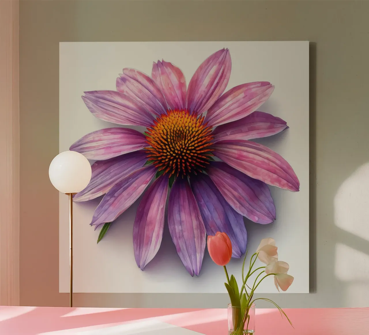 Fiore di conifera 2 tela con Cornice a cassetta da Bold Blooms