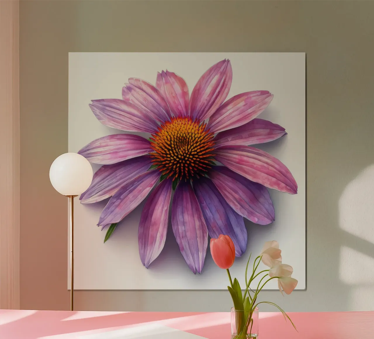 Coneflower 2 hahnemühle de Bold Blooms
