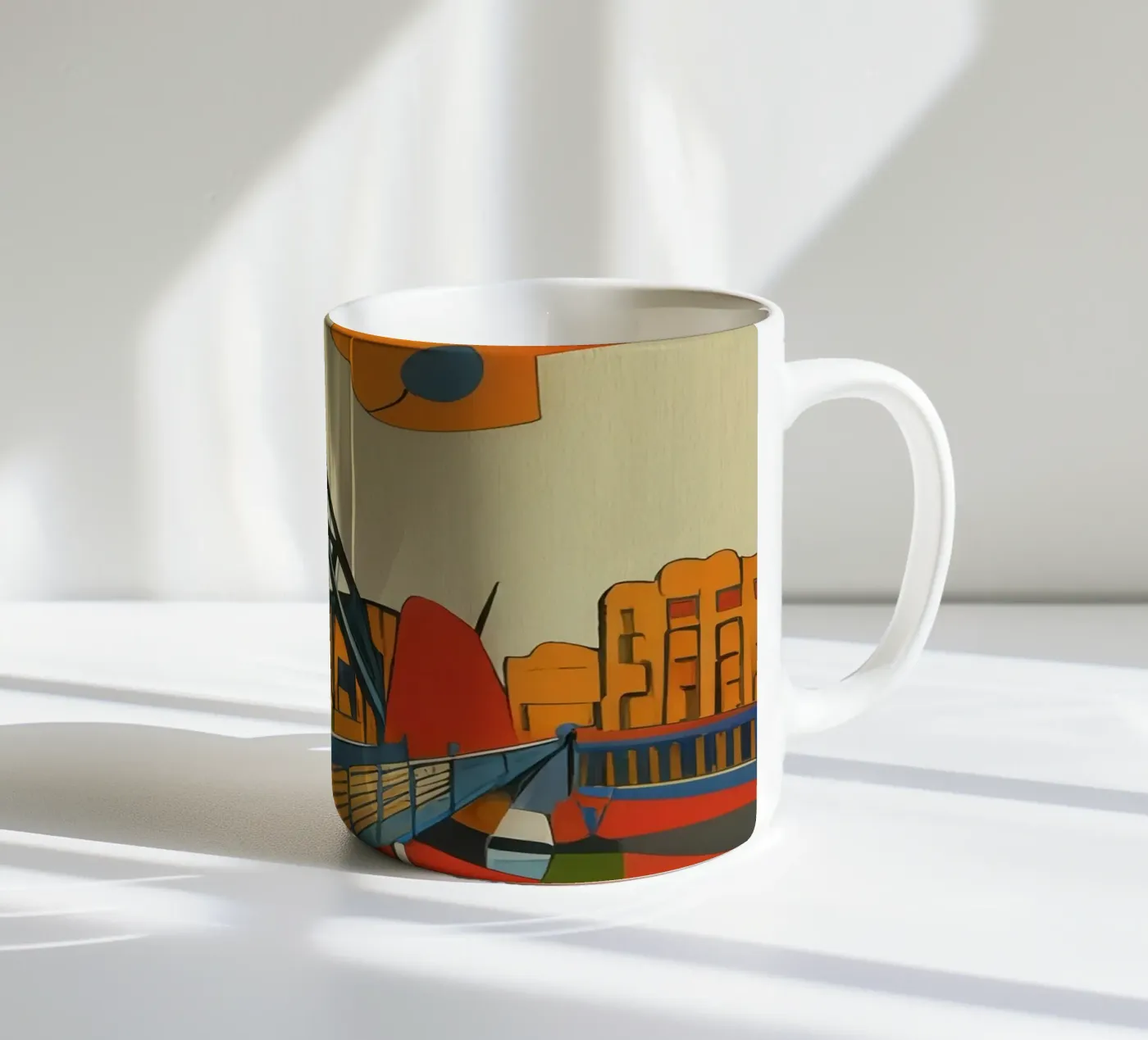 Sightseeing_Excursion_Munich_1 ceramic mug by Abstract Art by LK