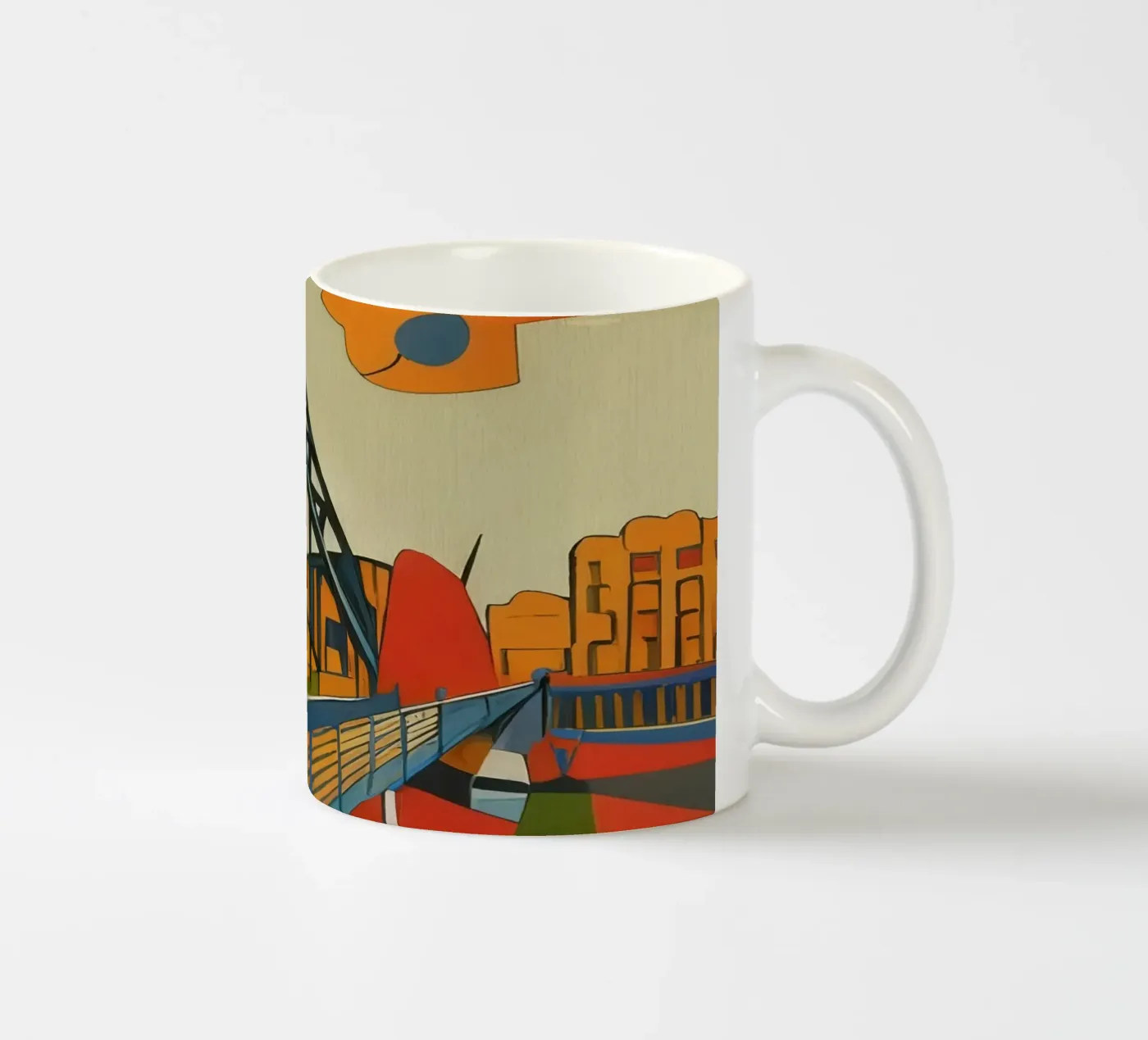 Sightseeing_Excursion_Munich_1 ceramic mug by Abstract Art by LK