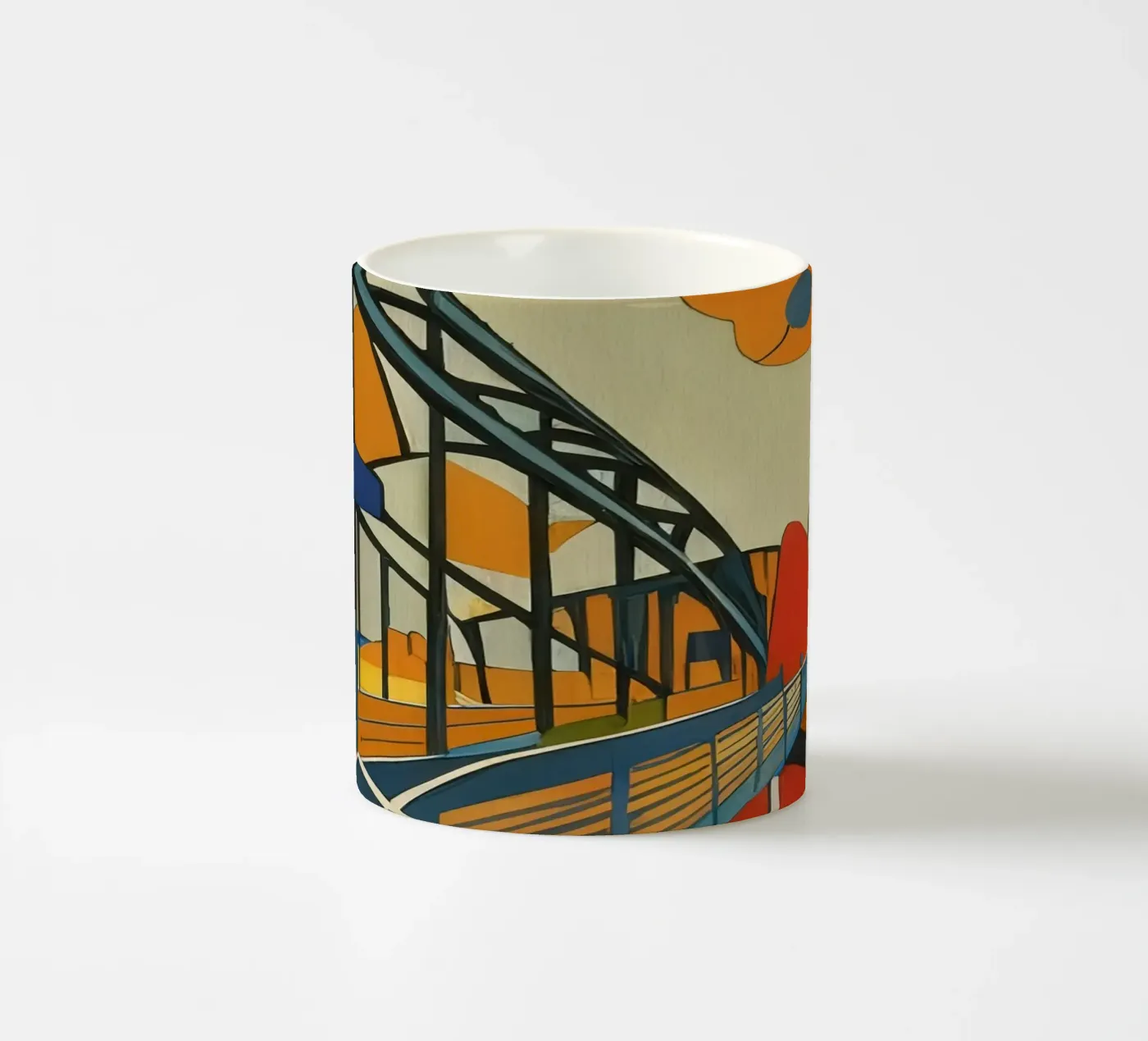 Sightseeing_Excursion_Munich_1 ceramic mug by Abstract Art by LK