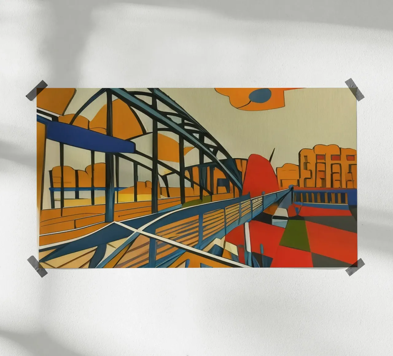 Sightseeing_Excursion_Munich_1 poster by Abstract Art by LK