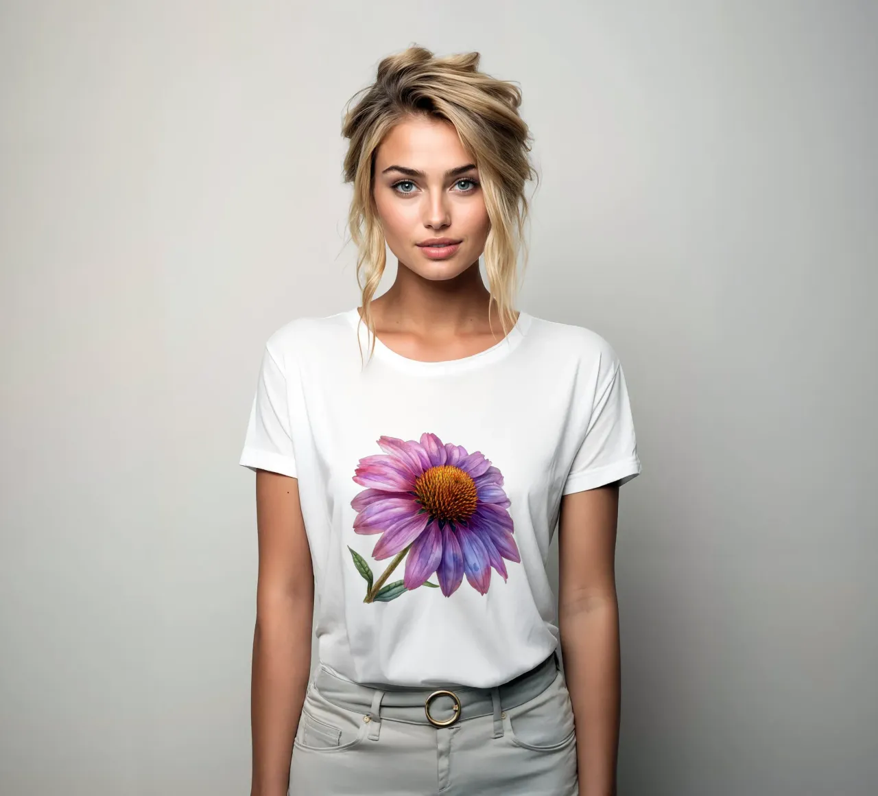 Kegelblume 3 Frauen T-Shirt von Bold Blooms