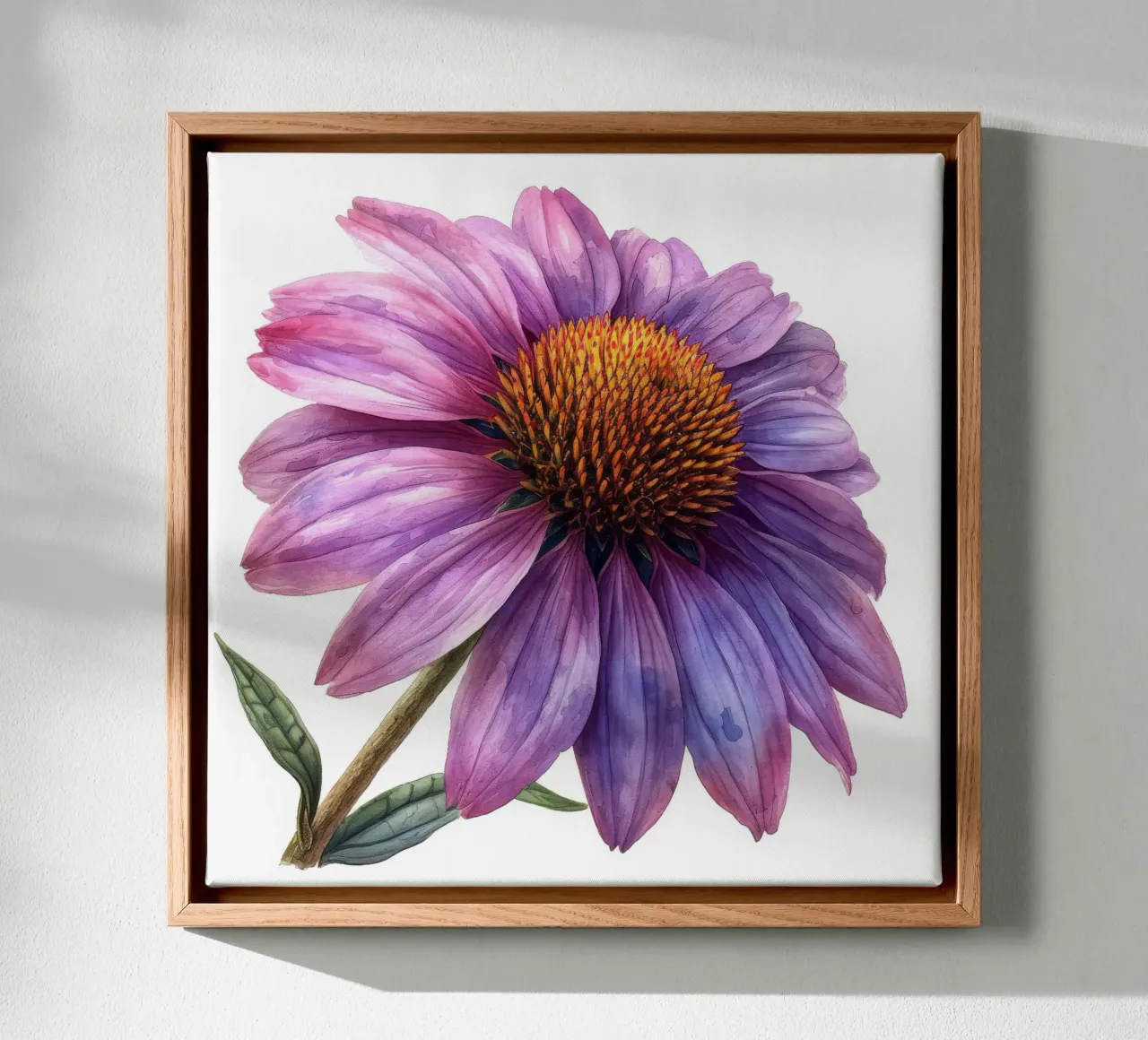 Fiore di conifera 3 tela con Cornice a cassetta da Bold Blooms
