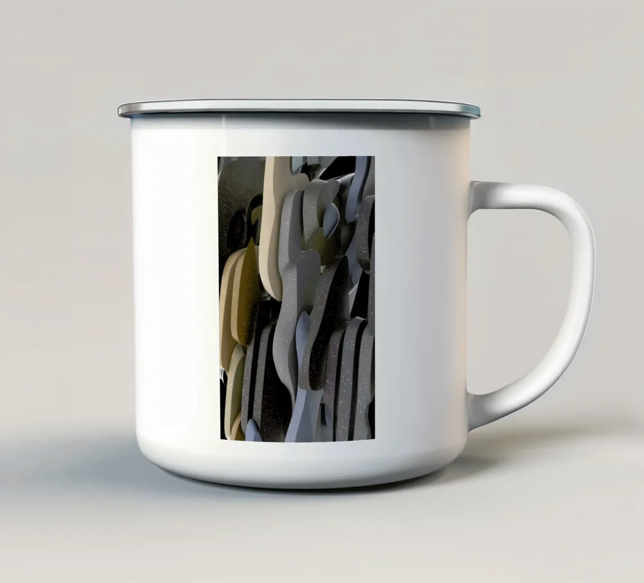 Adeline tazza in smalto da Danny Ivan