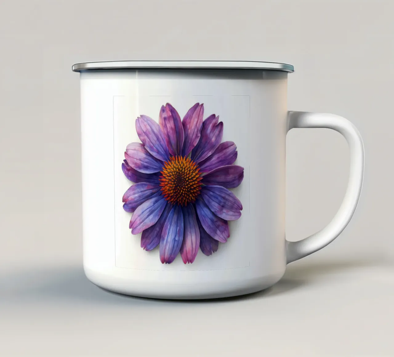 Fiore di conifera 4 tazza in smalto da Bold Blooms