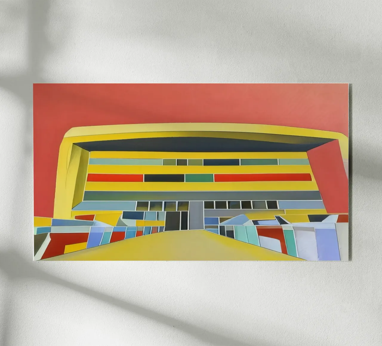 Sightseeing_Excursion_Munich_3 acryl van Abstract Art by LK