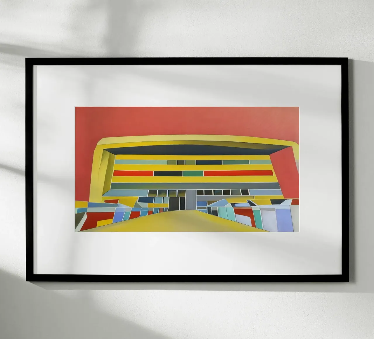 Escursione_di_visita_a_Monaco_3 poster con telaio in alluminio da Abstract Art by LK