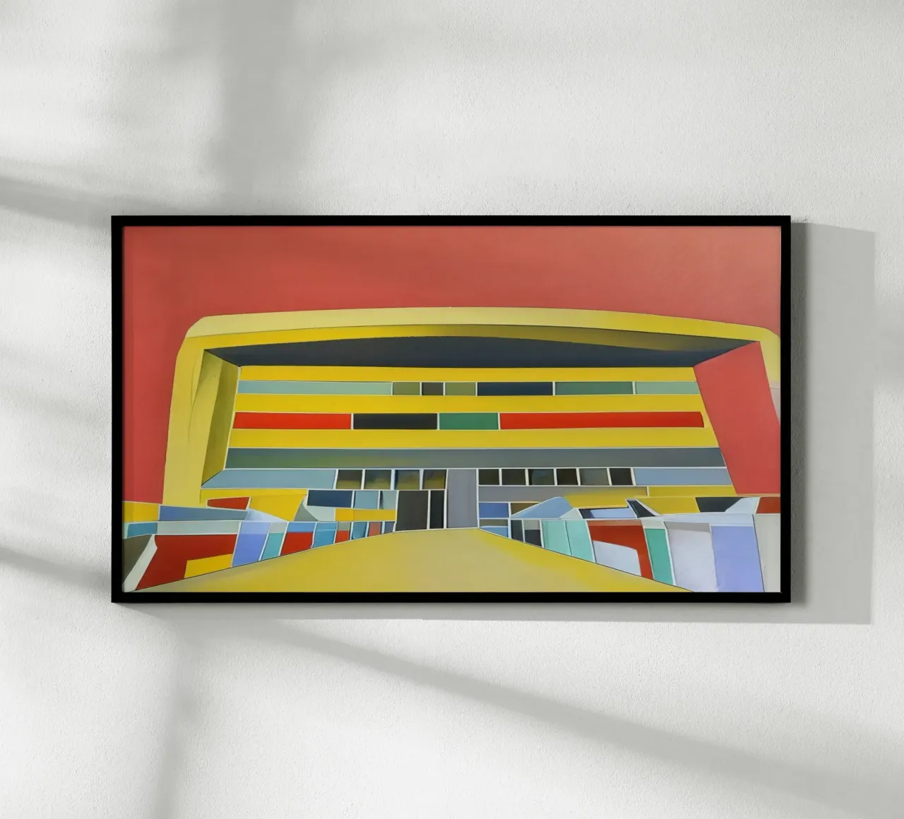 Escursione_di_visita_a_Monaco_3 poster con telaio in alluminio da Abstract Art by LK