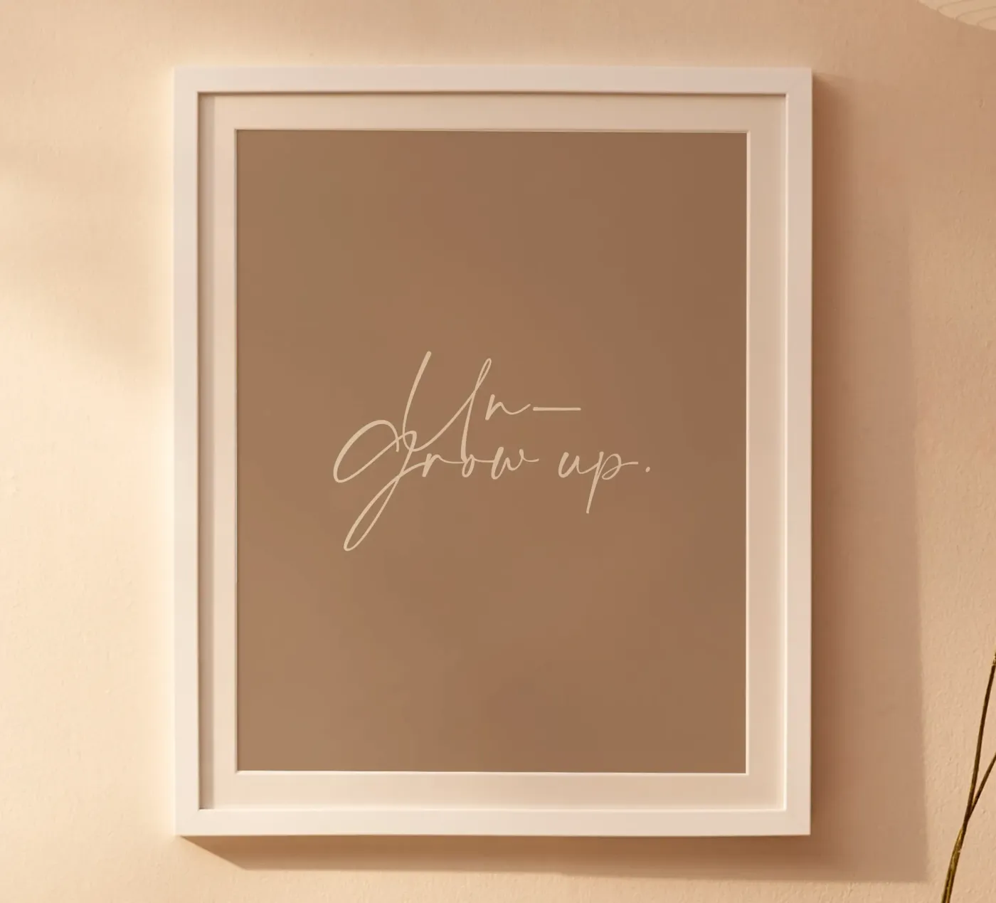 Un-Grow Up poster da 83oranges.com
