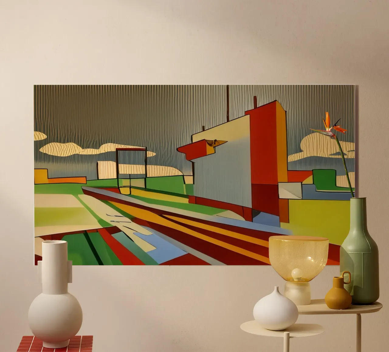 Sightseeing_Excursie_München_4 acryl van Abstract Art by LK