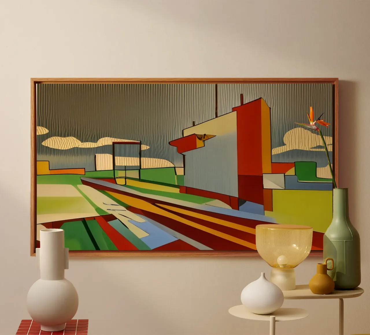 Escursioni_di_città_di_munico_4 tela da Abstract Art by LK