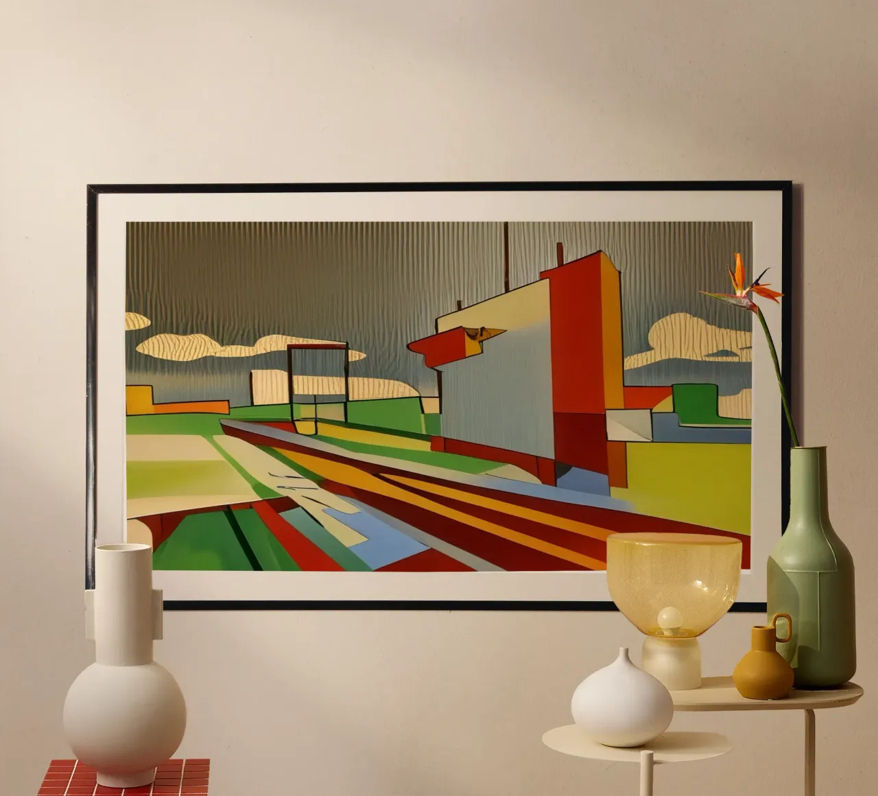 Escursioni_di_città_di_munico_4 carta hahnemühle da Abstract Art by LK