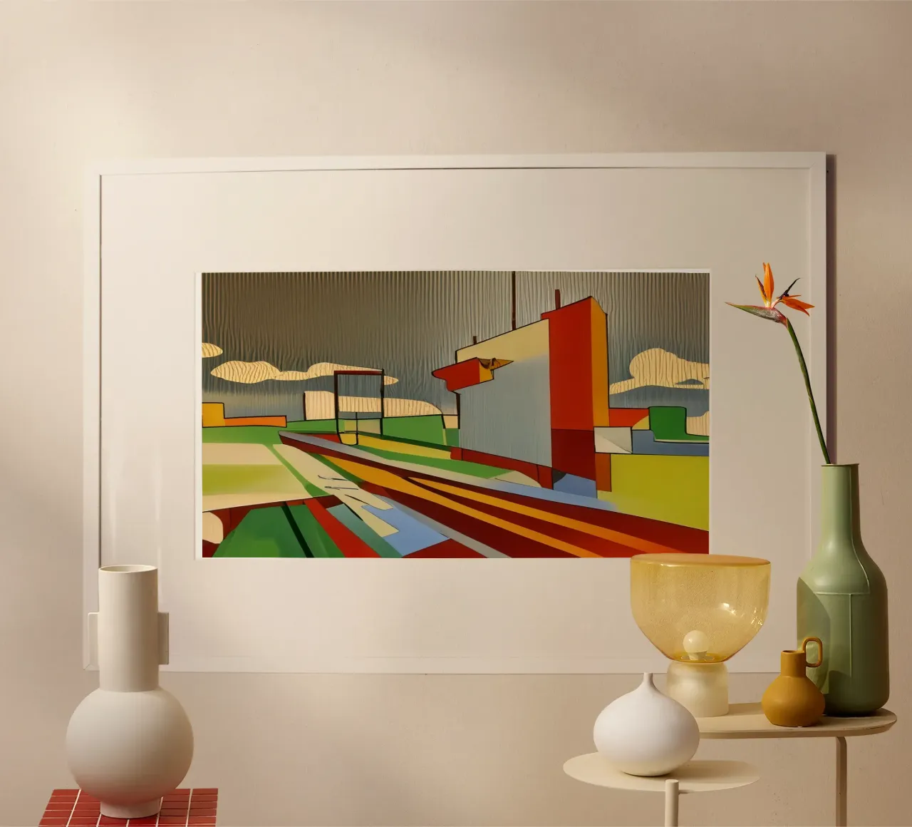 Escursioni_di_città_di_munico_4 carta hahnemühle da Abstract Art by LK