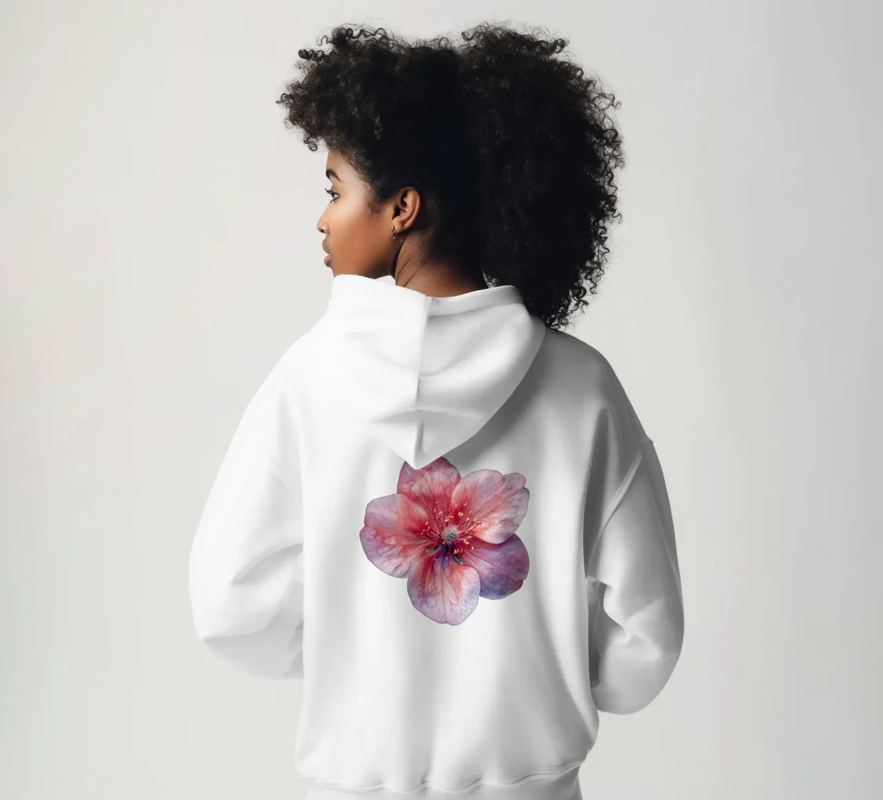 Campane di corallo Fiore 2 felpa con cappuccio da Bold Blooms