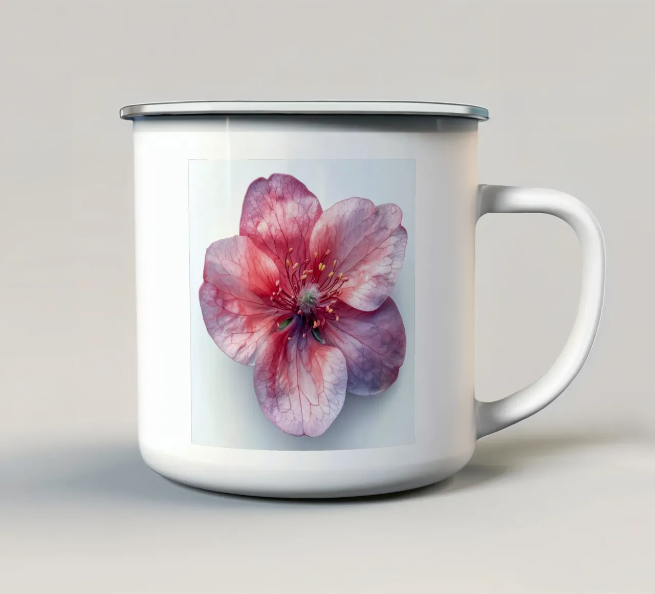 Campane di corallo Fiore 2 tazza in smalto da Bold Blooms