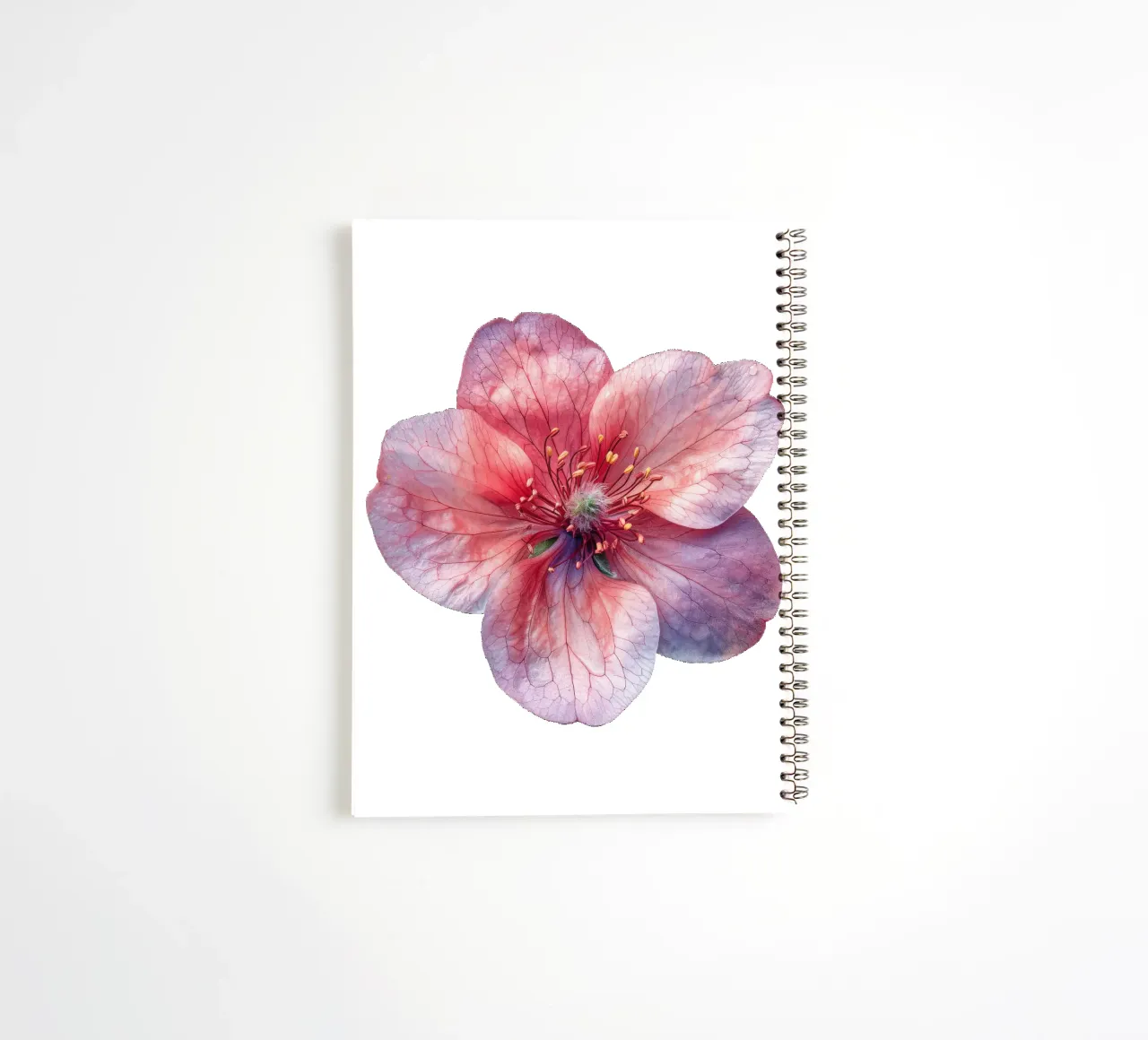 Coral Bells Flower 2 spiral notebook by Bold Blooms
