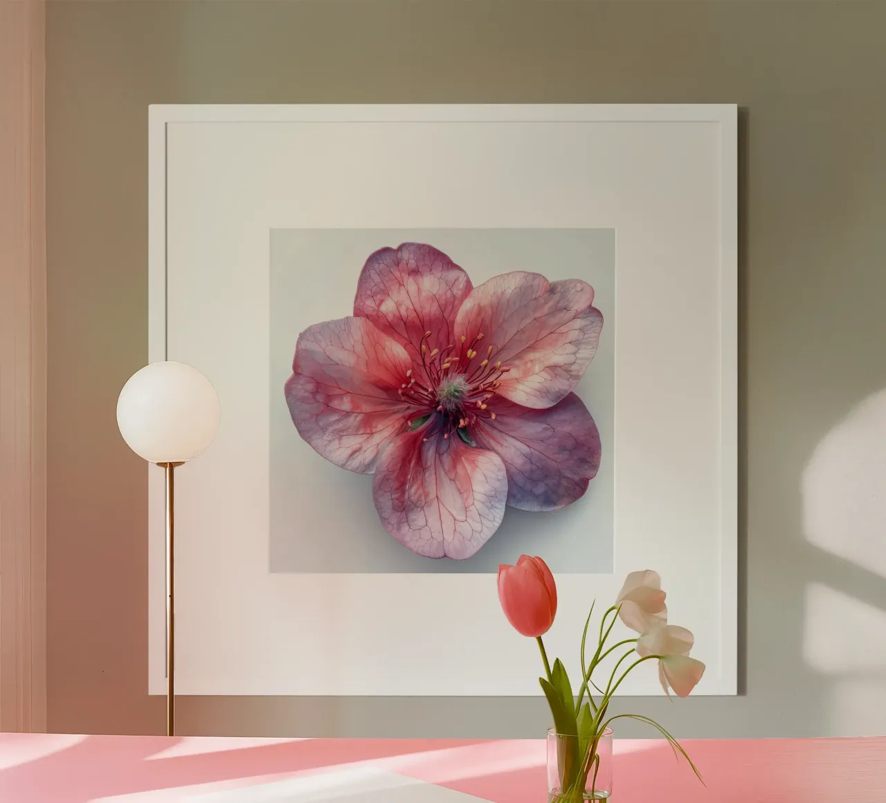 Coral Bells Flower 2 poster by Bold Blooms