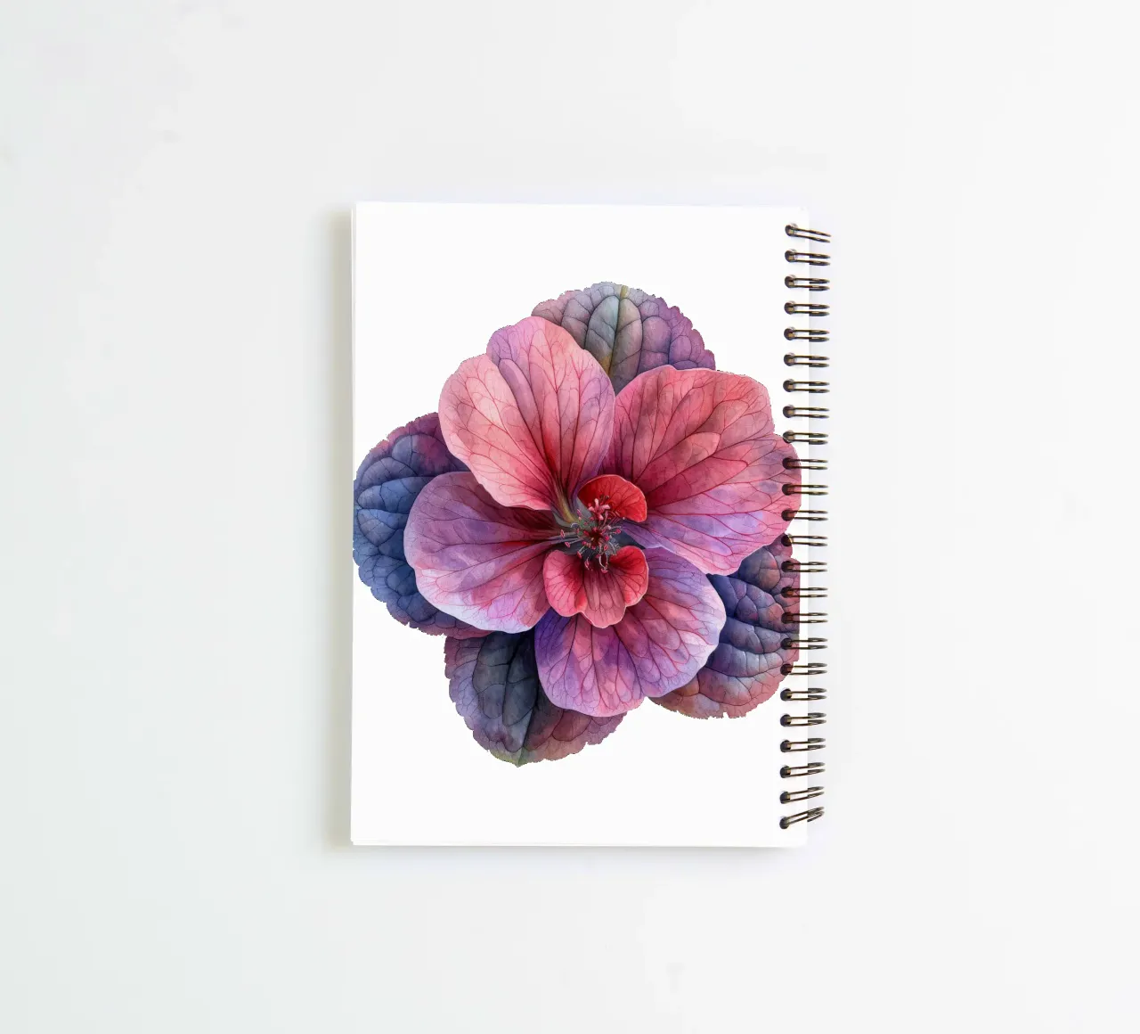 Coral Bells Flower 3 spiral notebook by Bold Blooms