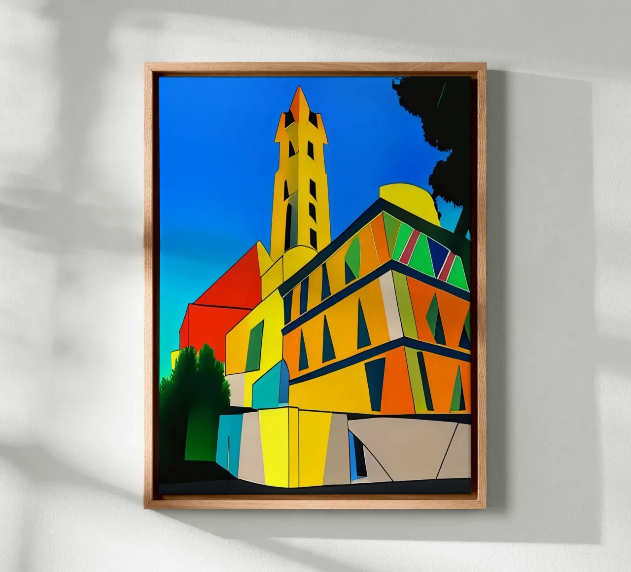 Escursione_turistica_di_Monaco di Baviera_6 tela con Cornice a cassetta da Abstract Art by LK