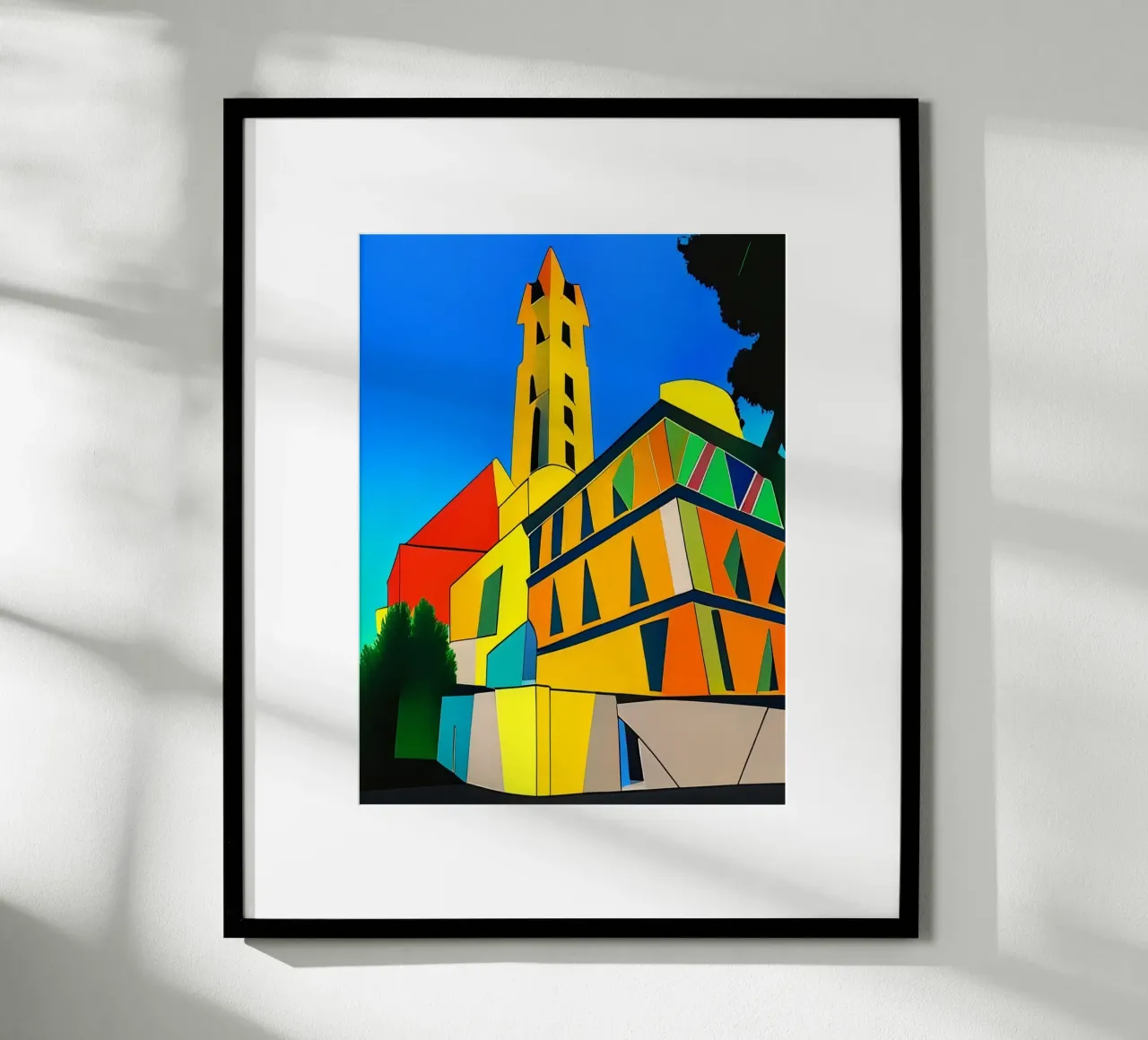 Escursione_turistica_di_Monaco di Baviera_6 poster con telaio in plastica da Abstract Art by LK
