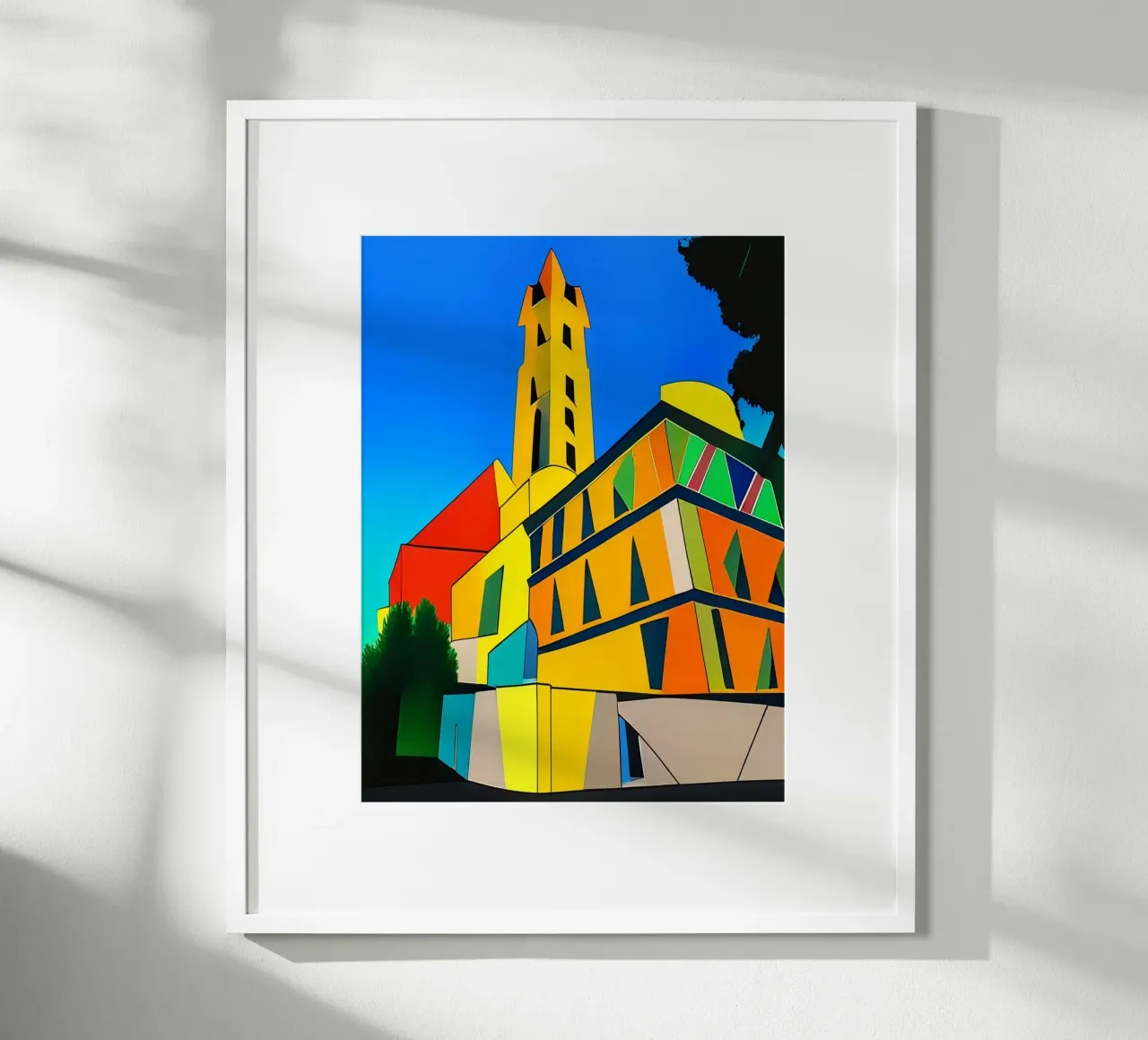 Escursione_turistica_di_Monaco di Baviera_6 poster con telaio in plastica da Abstract Art by LK