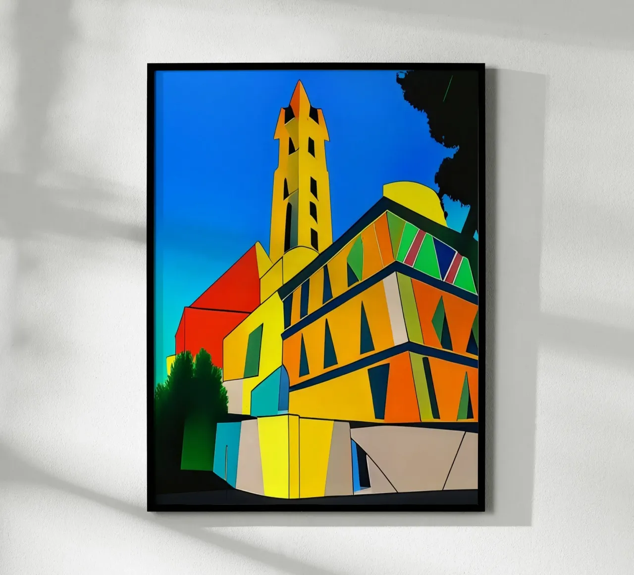 Escursione_turistica_di_Monaco di Baviera_6 poster con telaio in plastica da Abstract Art by LK