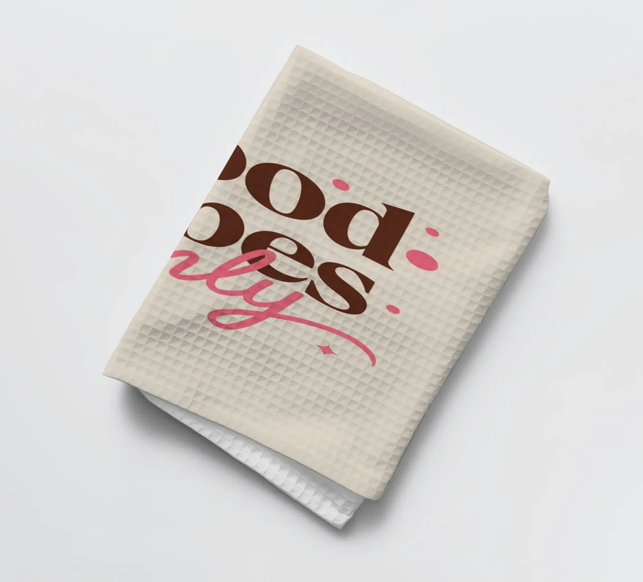 GOOD VIBES ONLY tea towel by logic