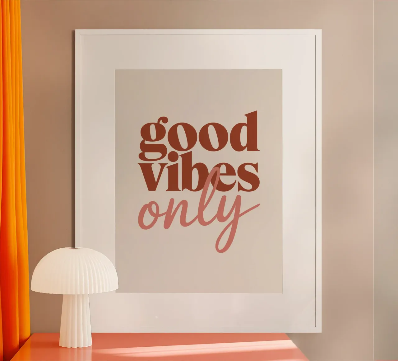 GOOD VIBES ONLY hahnemühle by logic