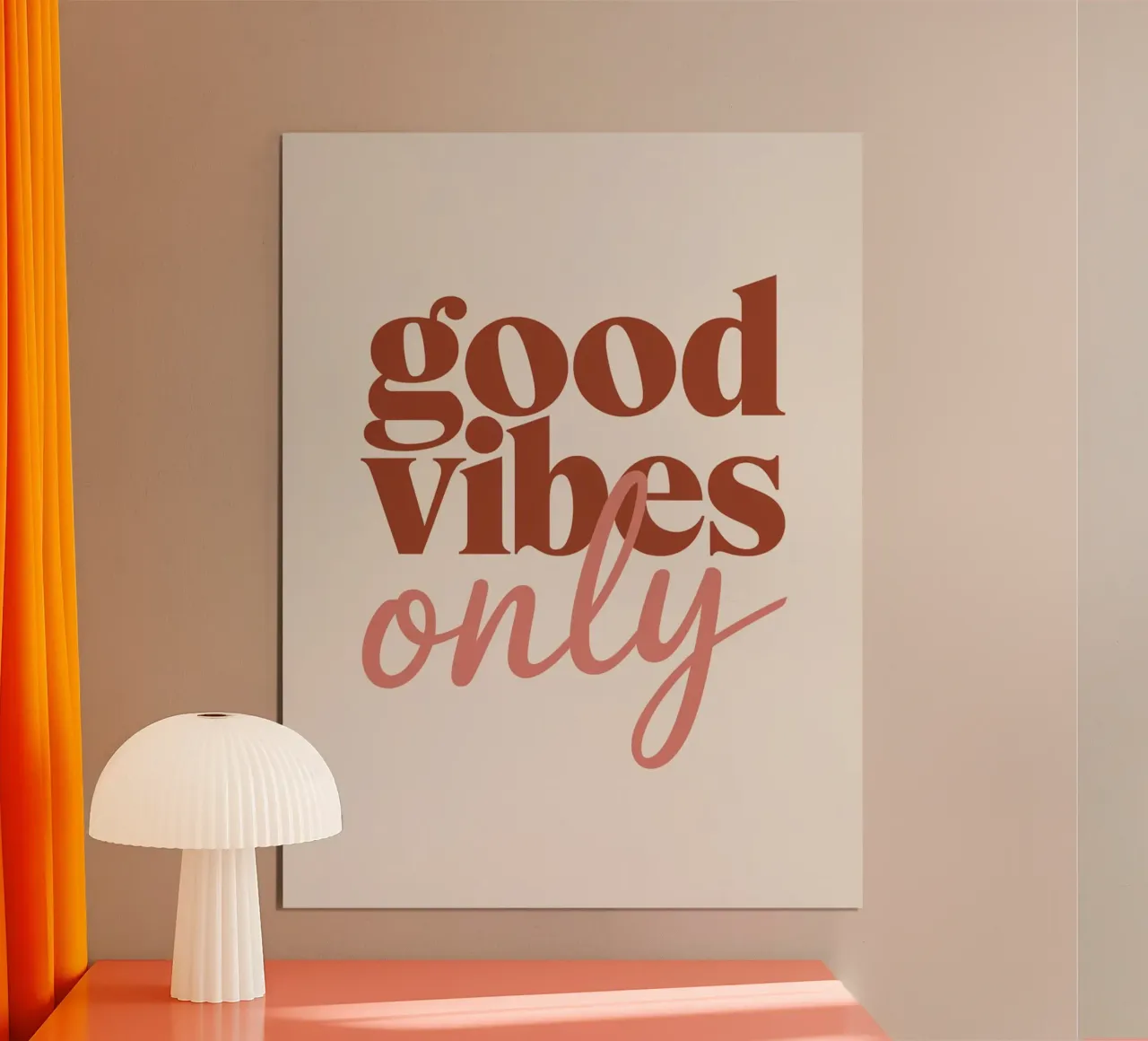 GOOD VIBES ONLY hahnemühle by logic
