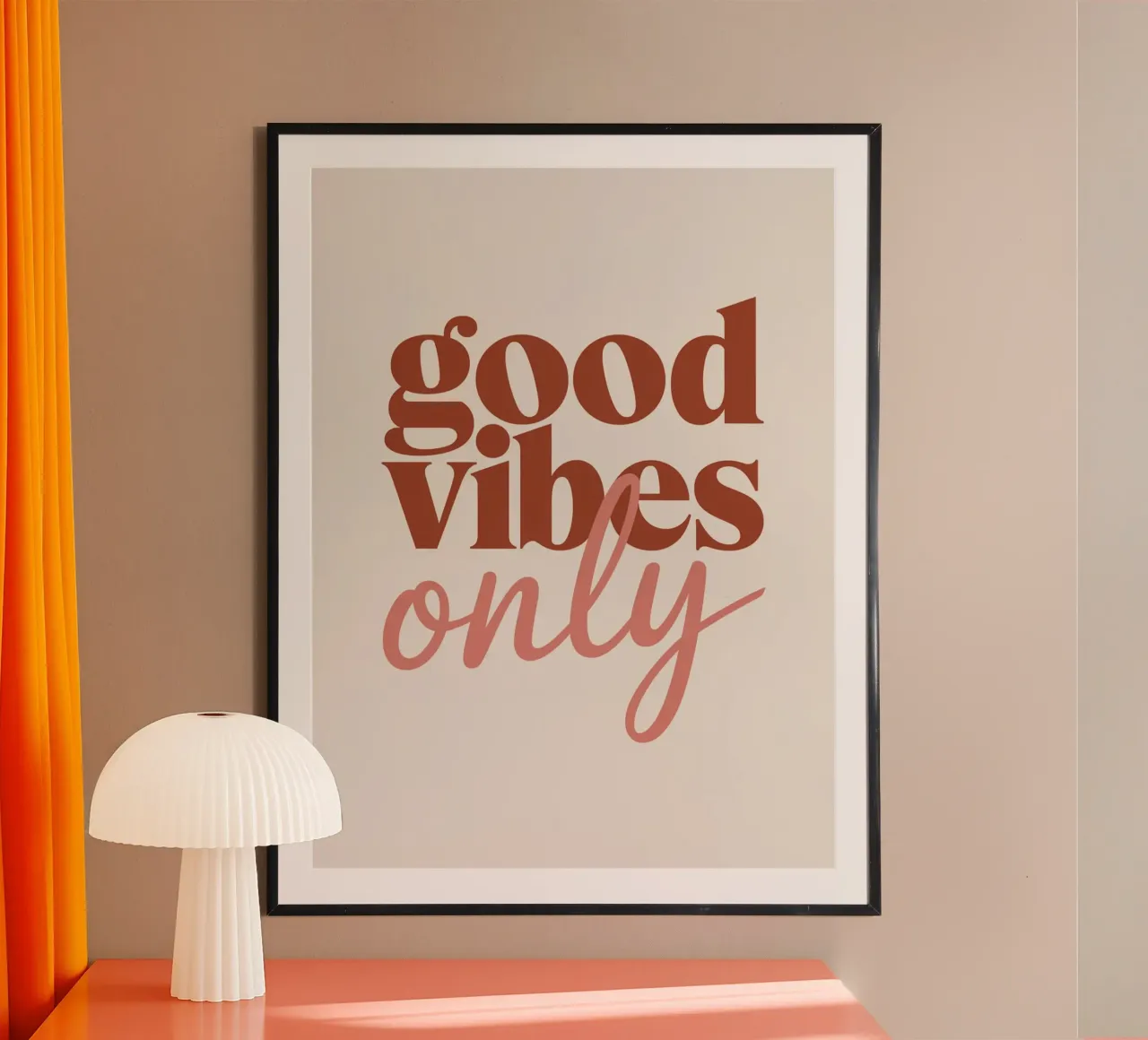 GOOD VIBES ONLY hahnemühle by logic