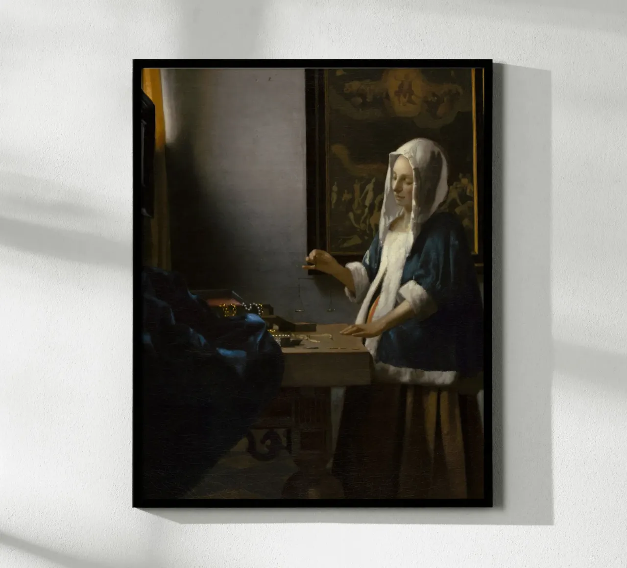 Johannes Vermeer - Woman Holding a Balance hahnemühle van William Store