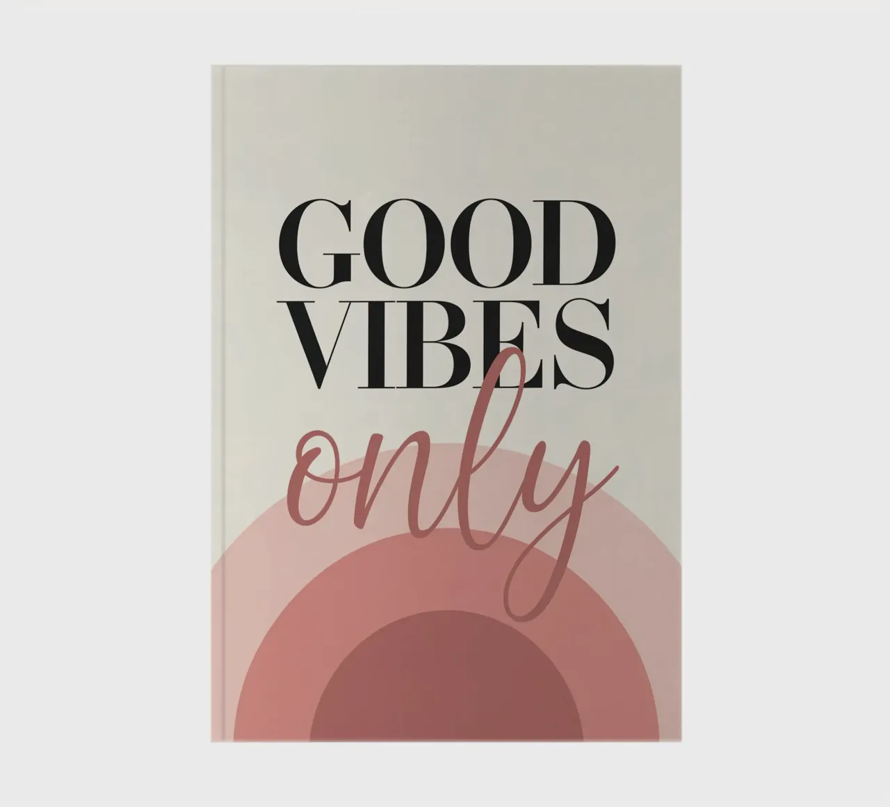 GOOD VIBES ONLY notebook by logic