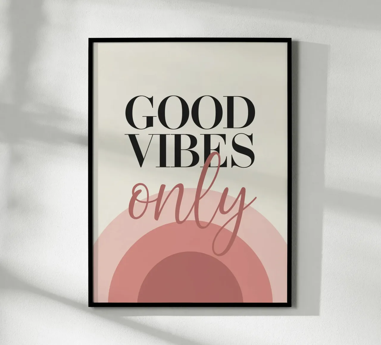 GOOD VIBES ONLY hahnemühle by logic