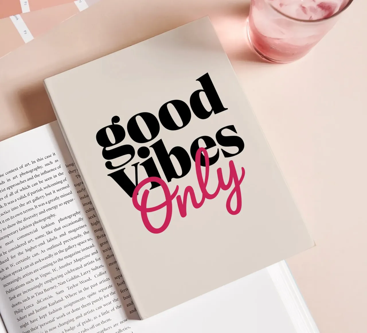 GOOD VIBES ONLY notebook by logic
