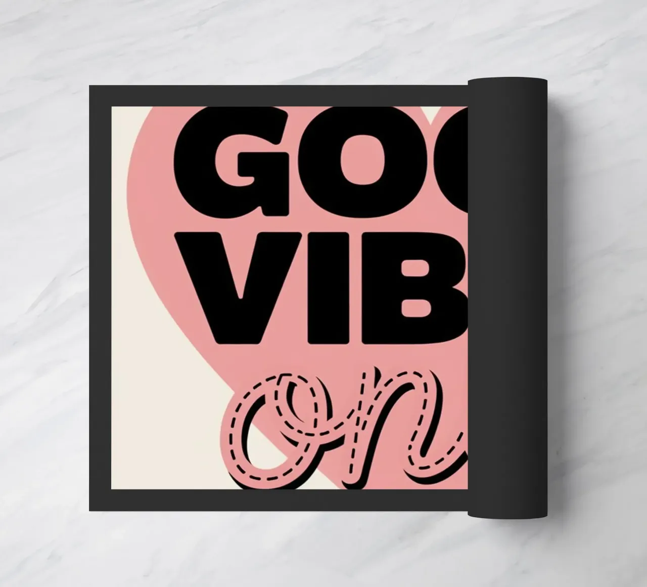 GOOD VIBES ONLY doormat by logic